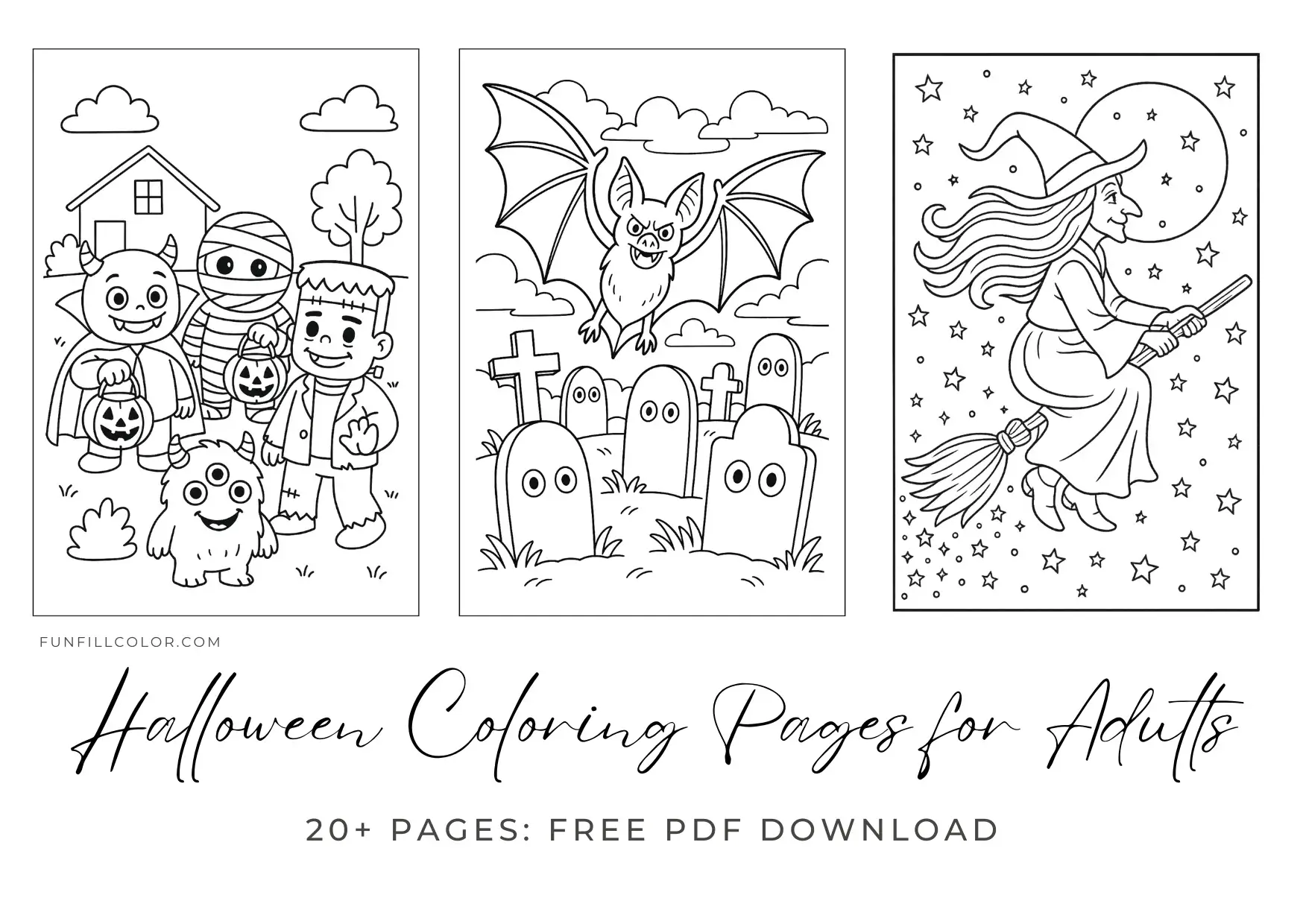 Halloween Coloring Pages for Adults