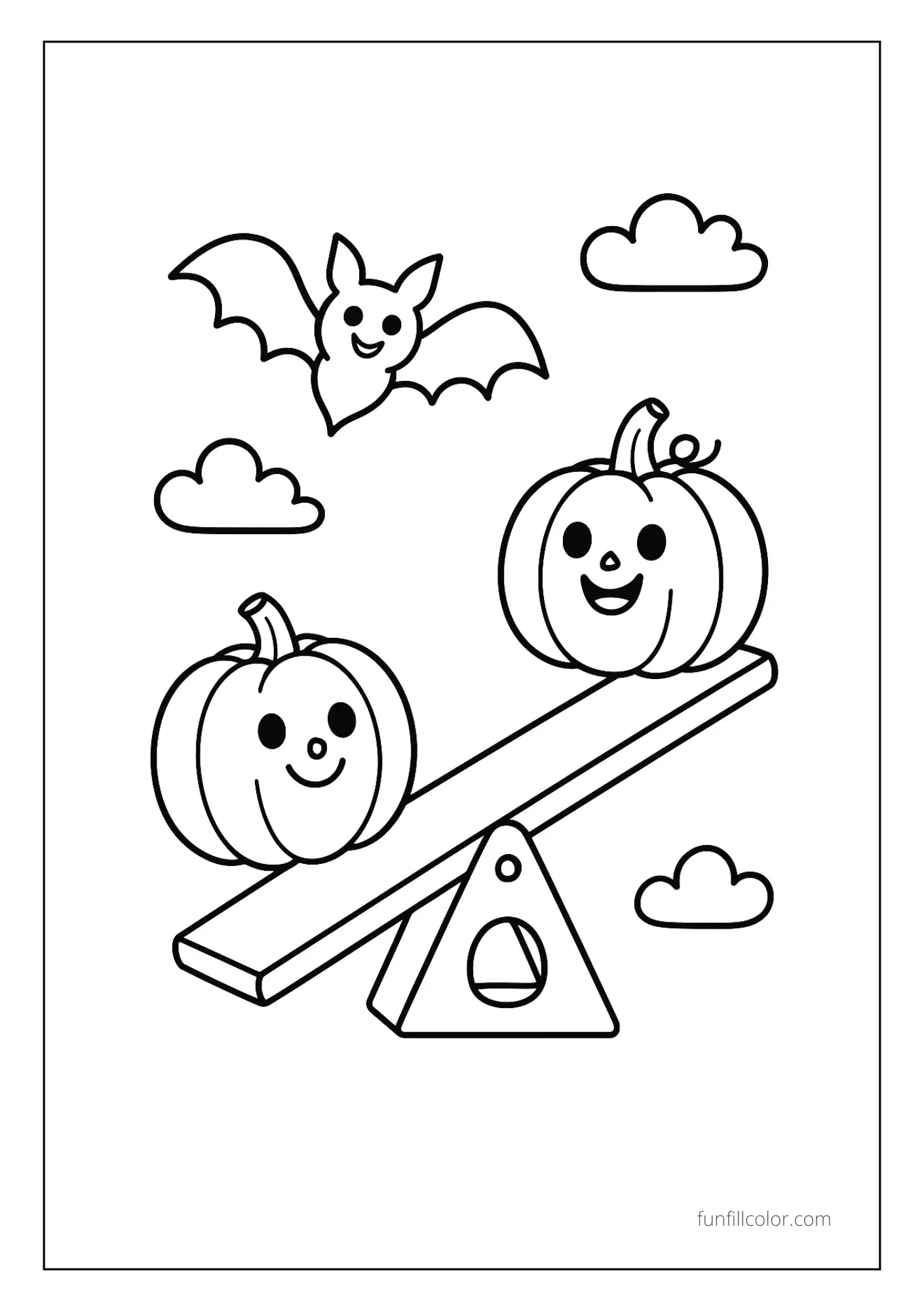 Pumpkin Seesaw