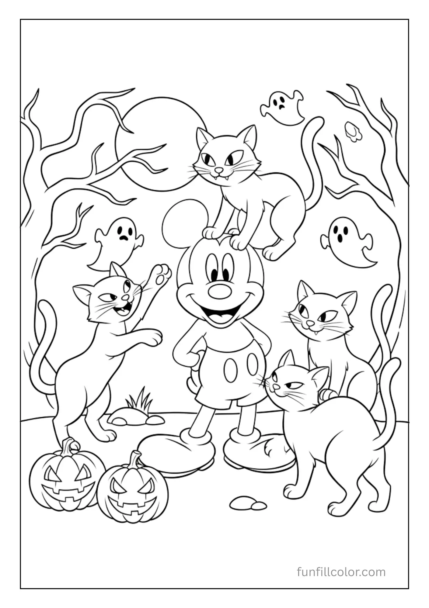 Mickey and Spooky Cats