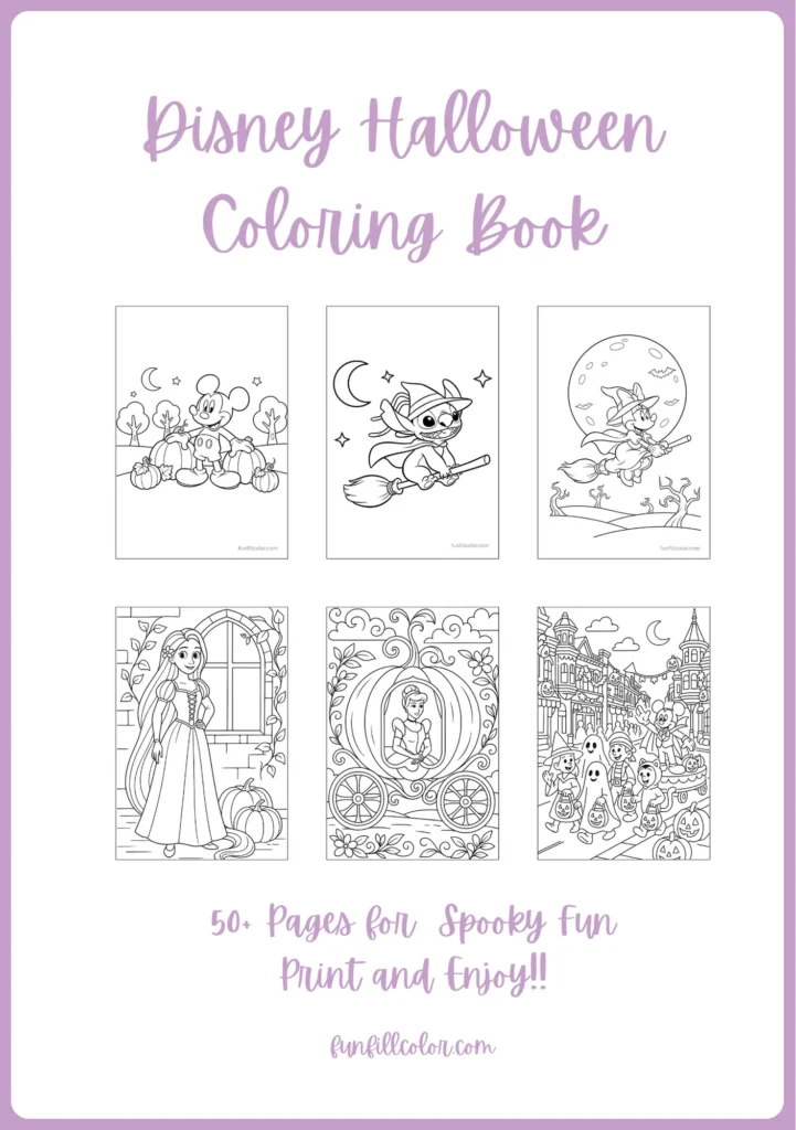 Disney Halloween Coloring