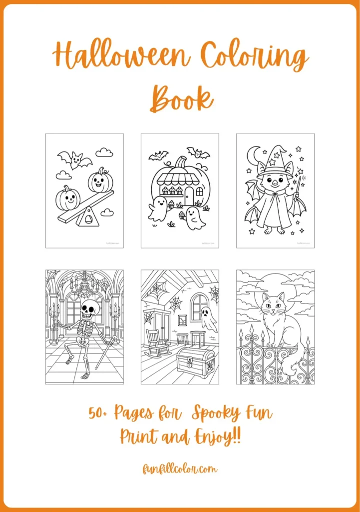 halloween coloring book
