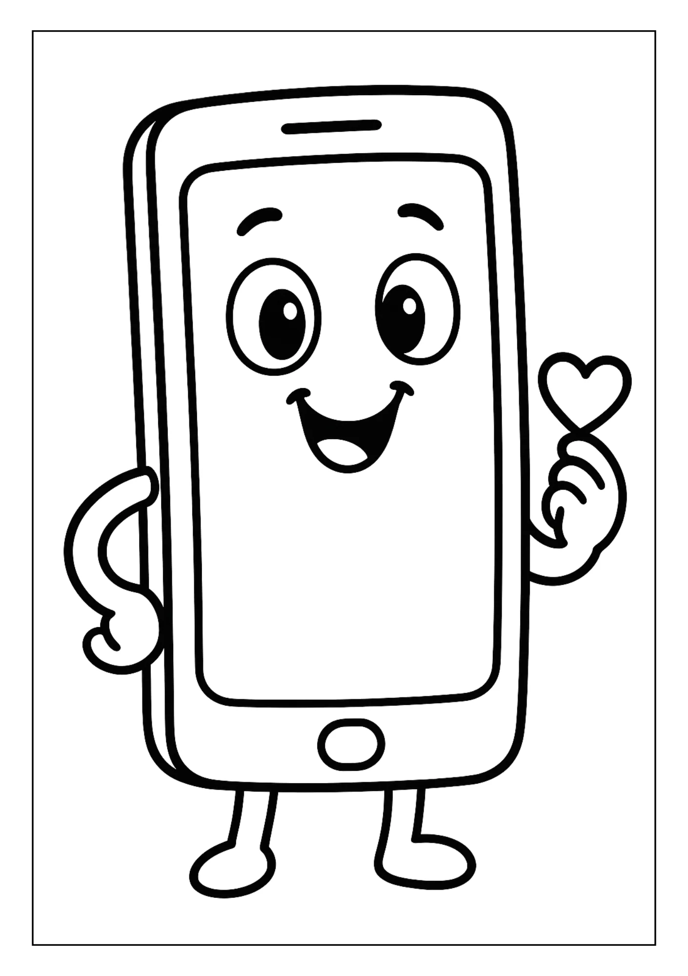 Smiling Cell Phone