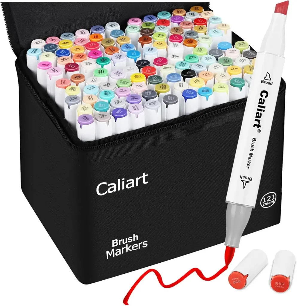 Caliart Alcohol Markers Brush Tip
