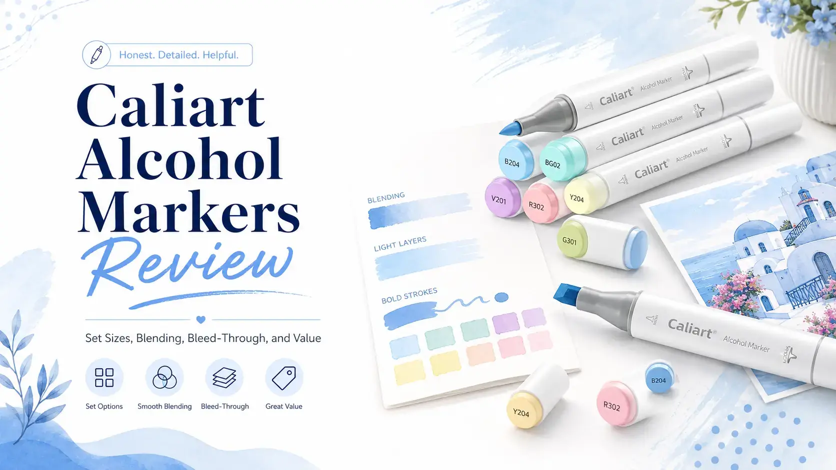 Caliart Alcohol Markers Review