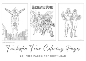 Fantastic Four Coloring Pages
