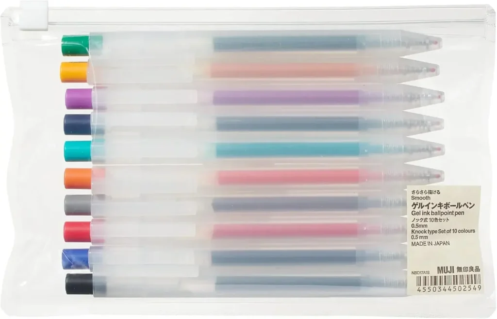 MUJI Smooth Gel Knock Type Pen
