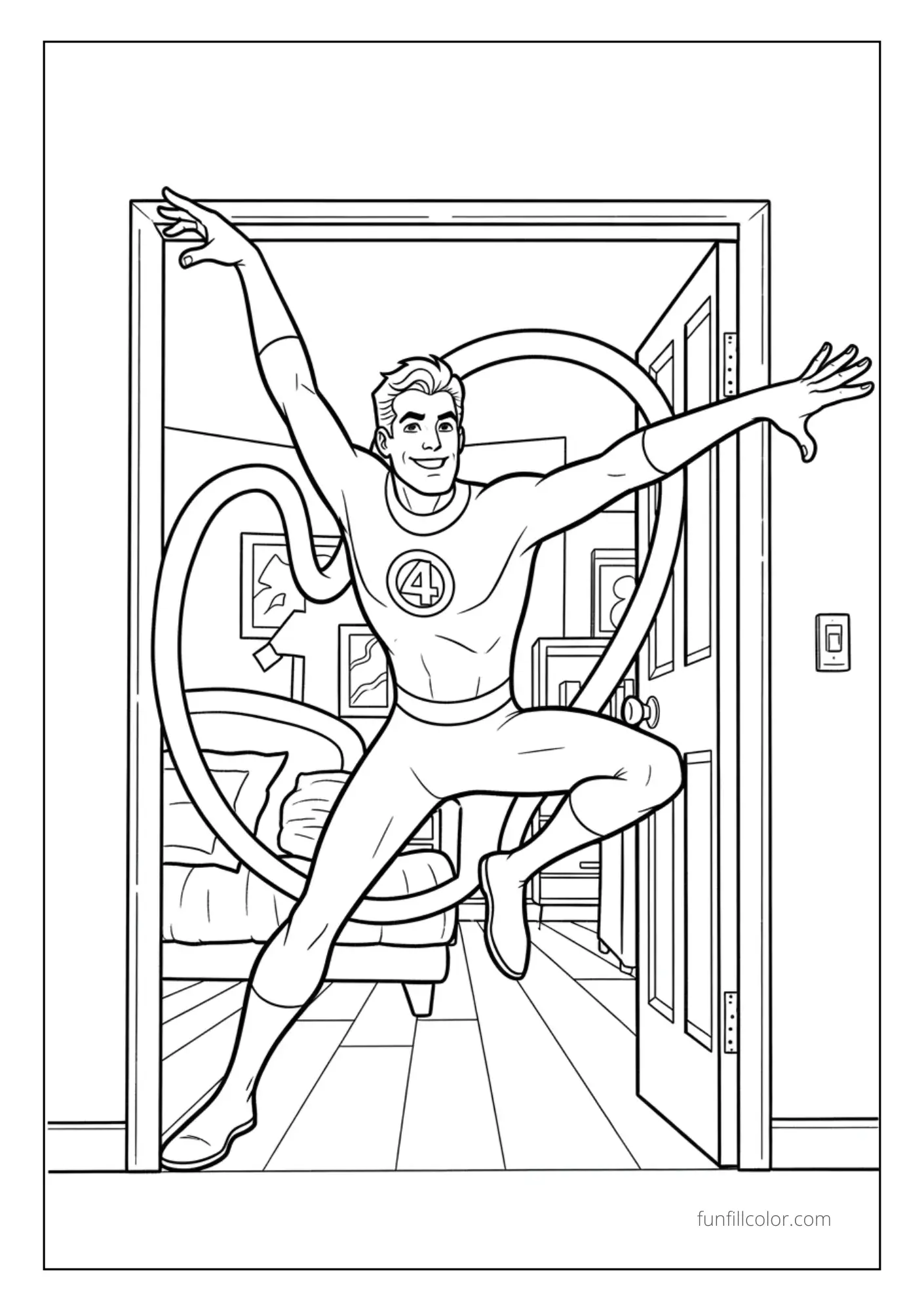 Reed Stretches Room