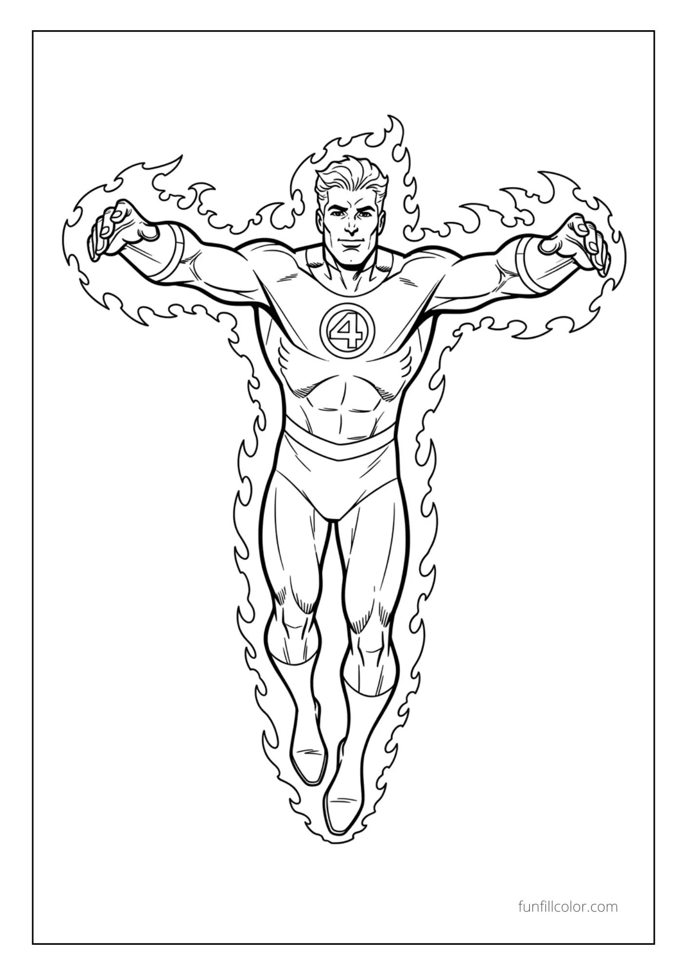 Human Torch Flames