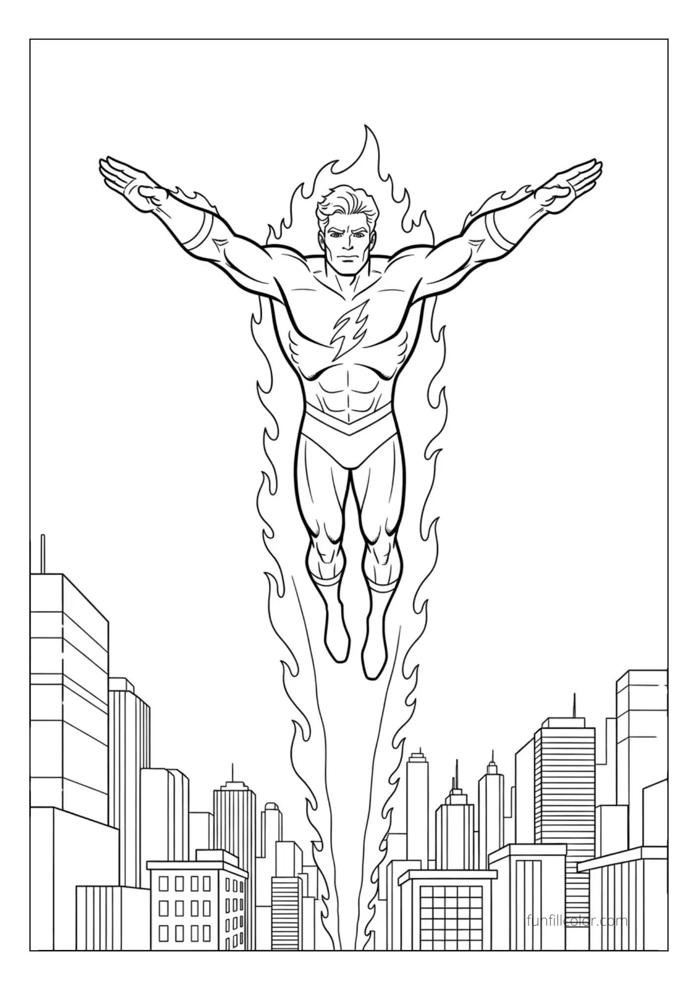 Torch Over City