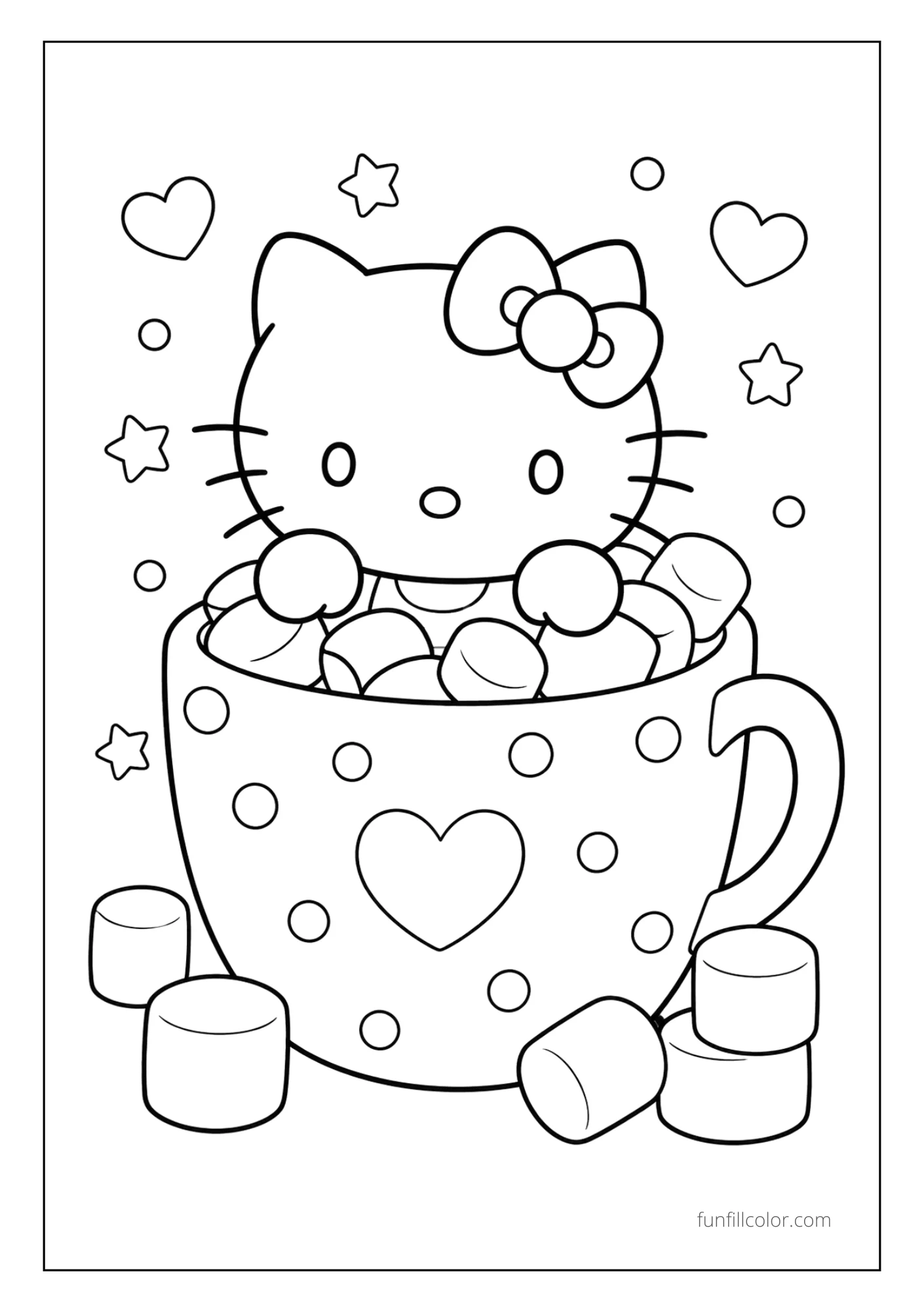 Hello Kitty Marshmallow Mug