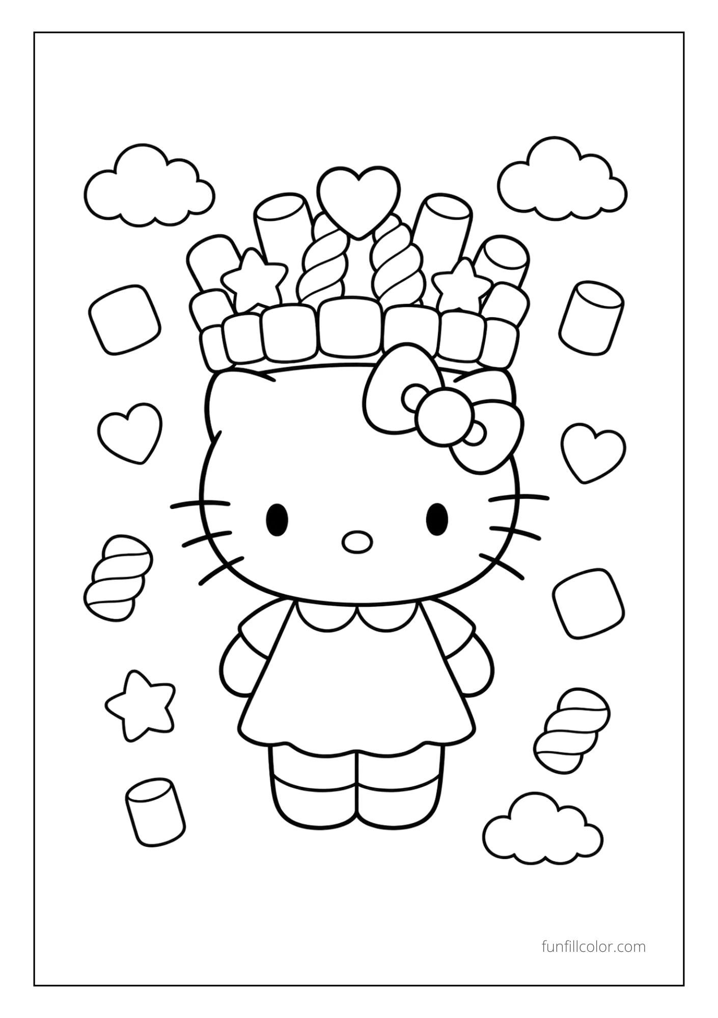 Hello Kitty’s Marshmallow Crown