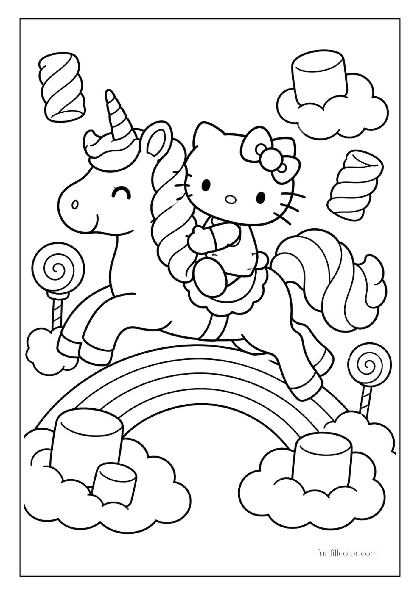 Marshmallow Unicorn Ride