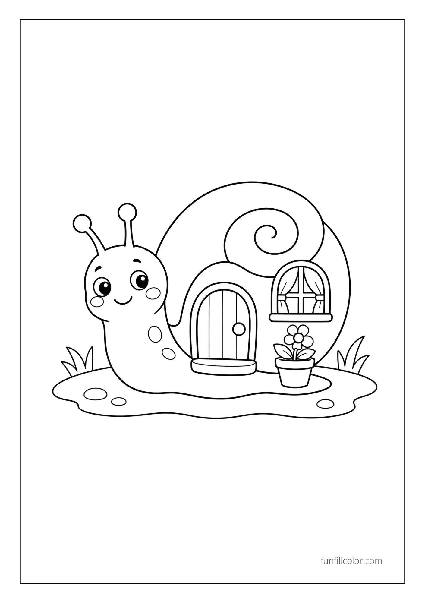 Snail's Shell Home