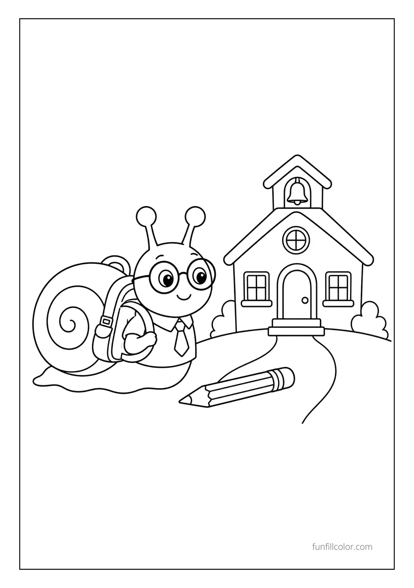 Snail Goes to School