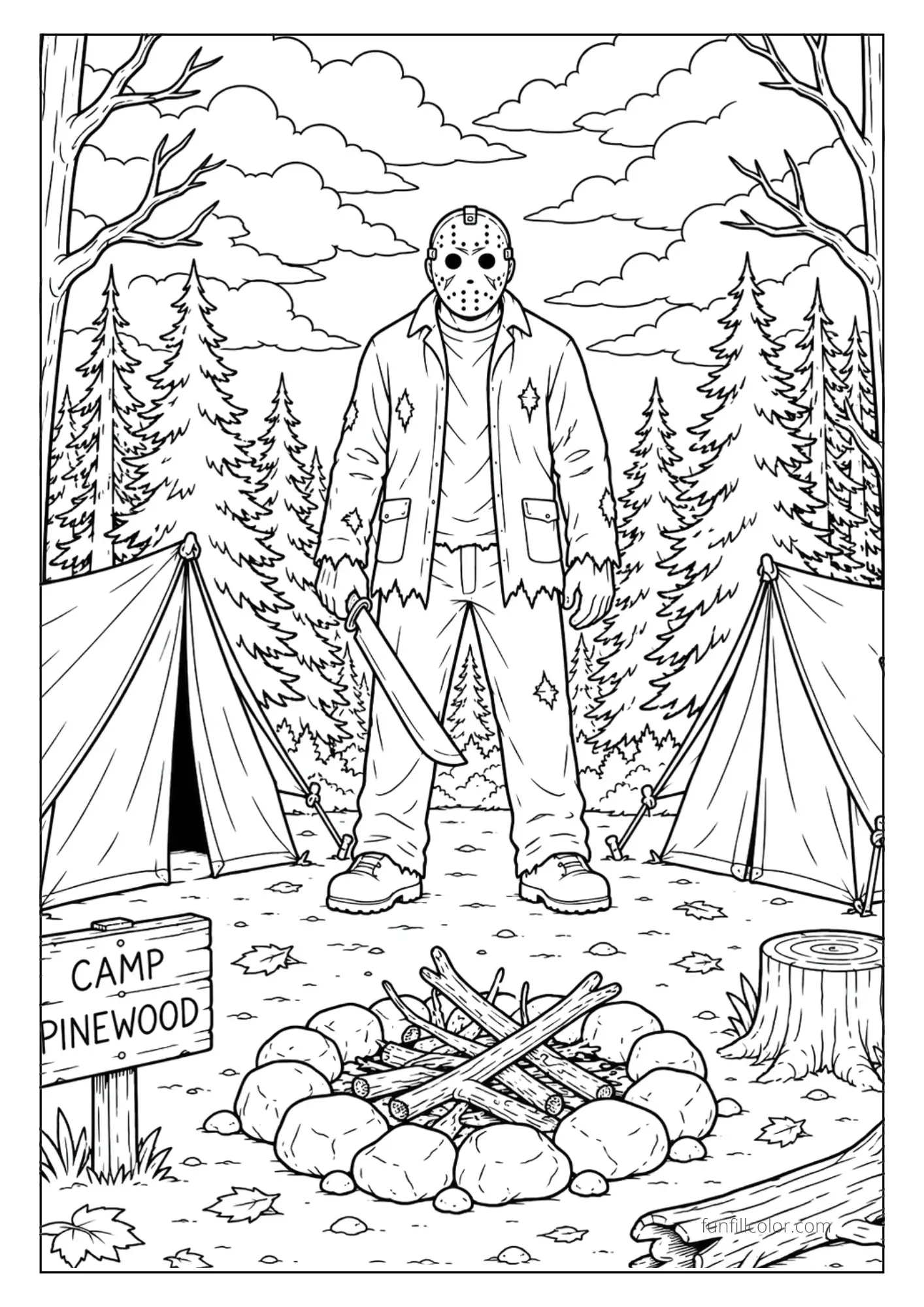 Jason at Campsite