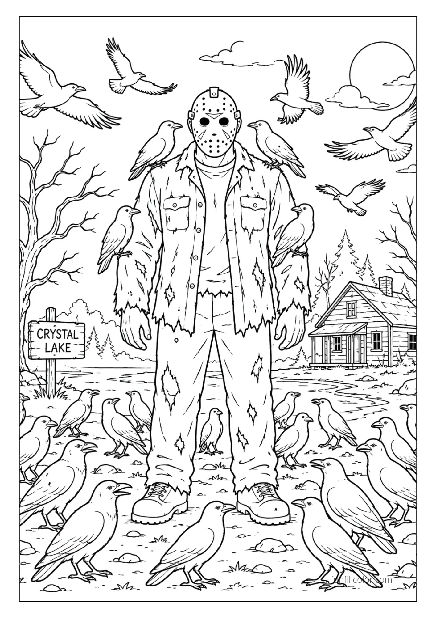 Jason with Crows