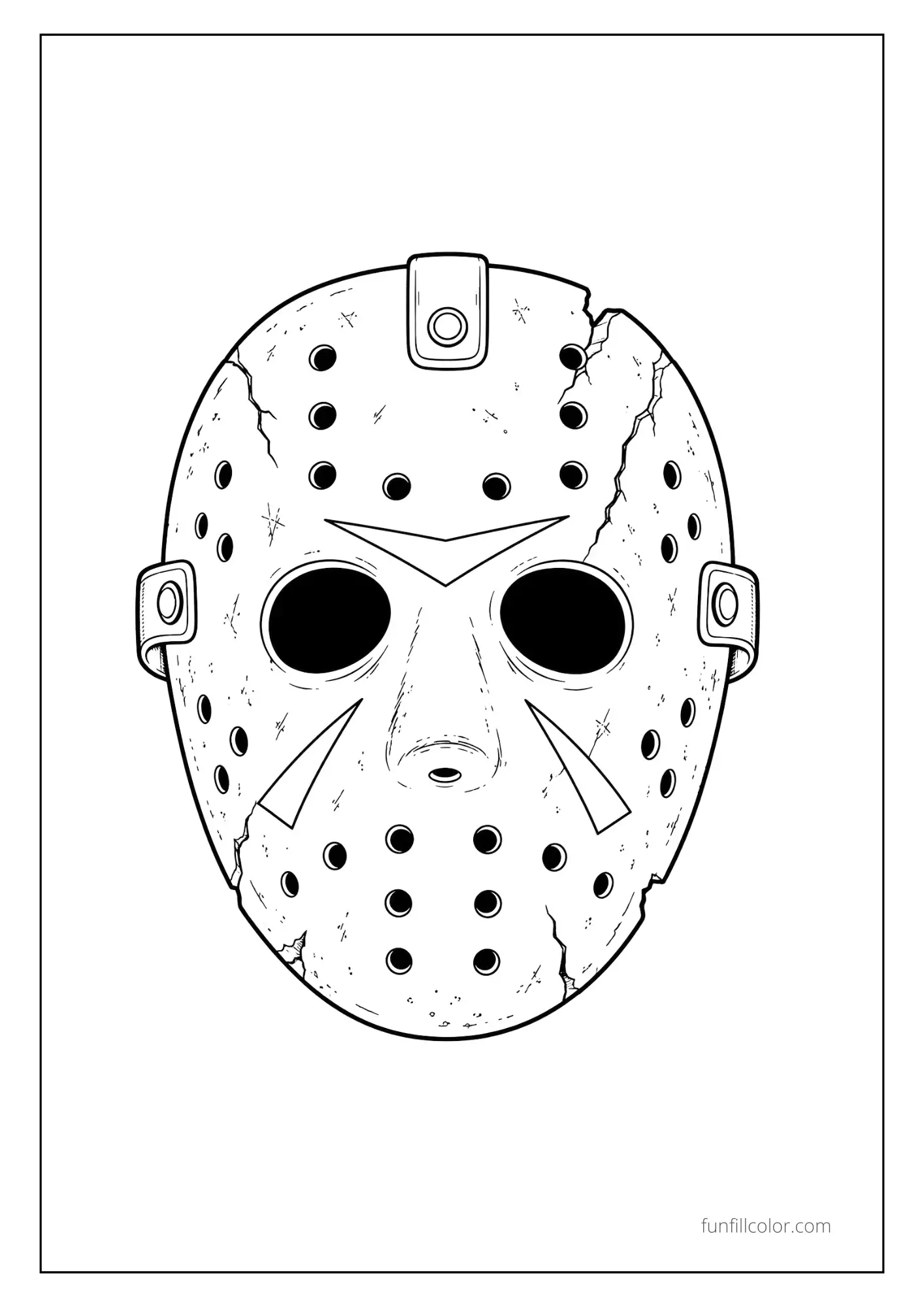 Jason Mask Close-Up