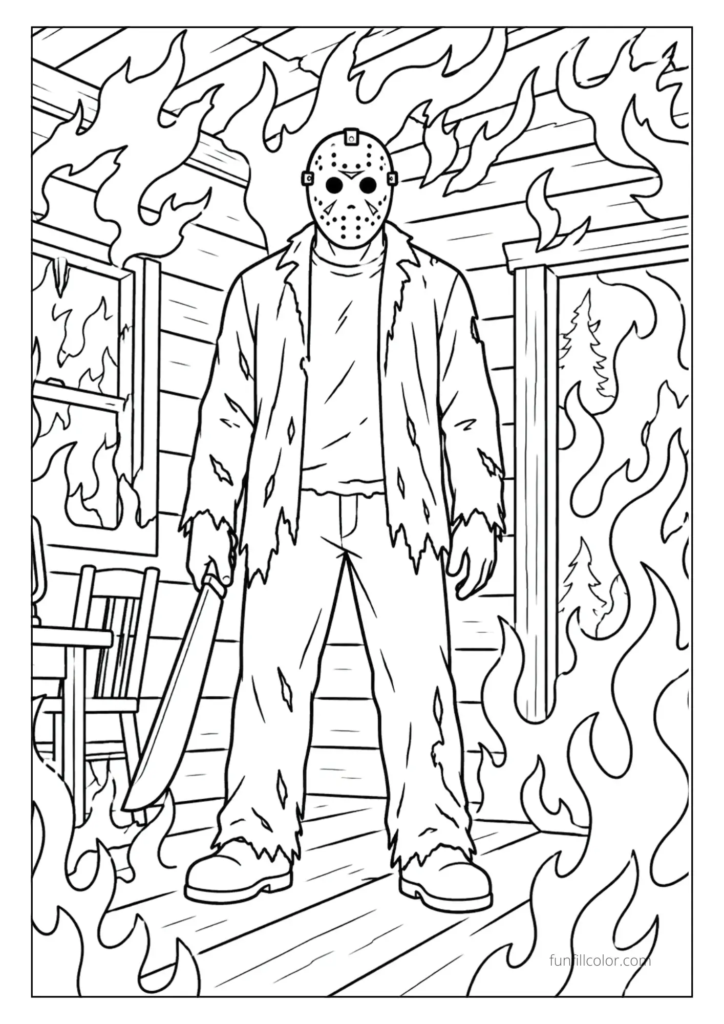 Jason in Flames