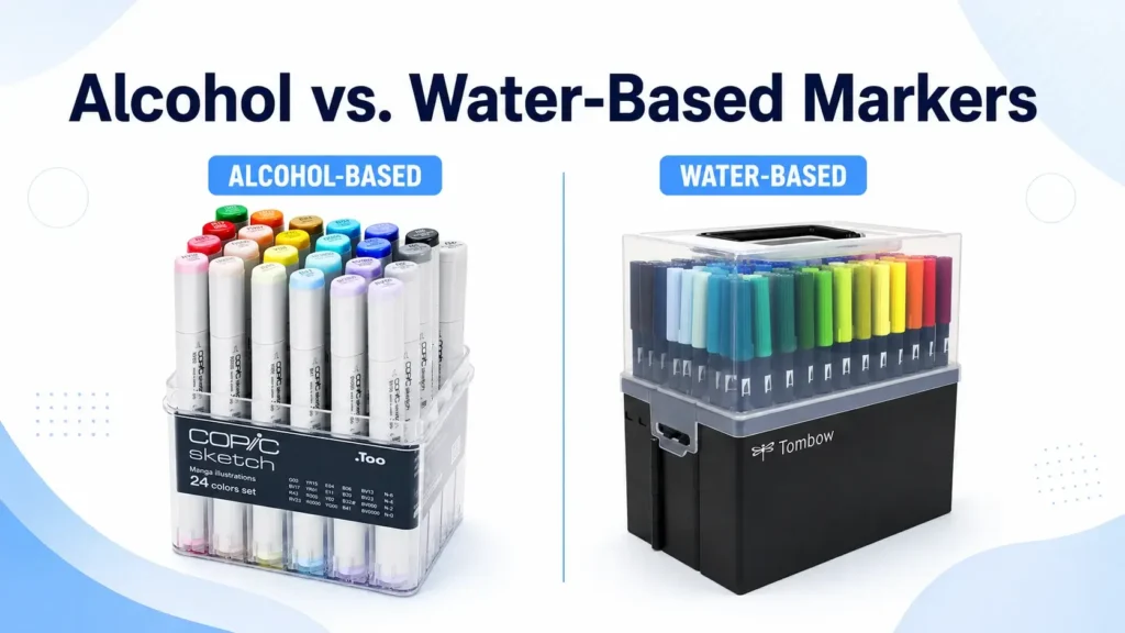 Alcohol vs. Water-Based Markers