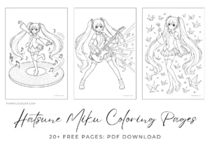 Hatsune Miku Coloring Pages