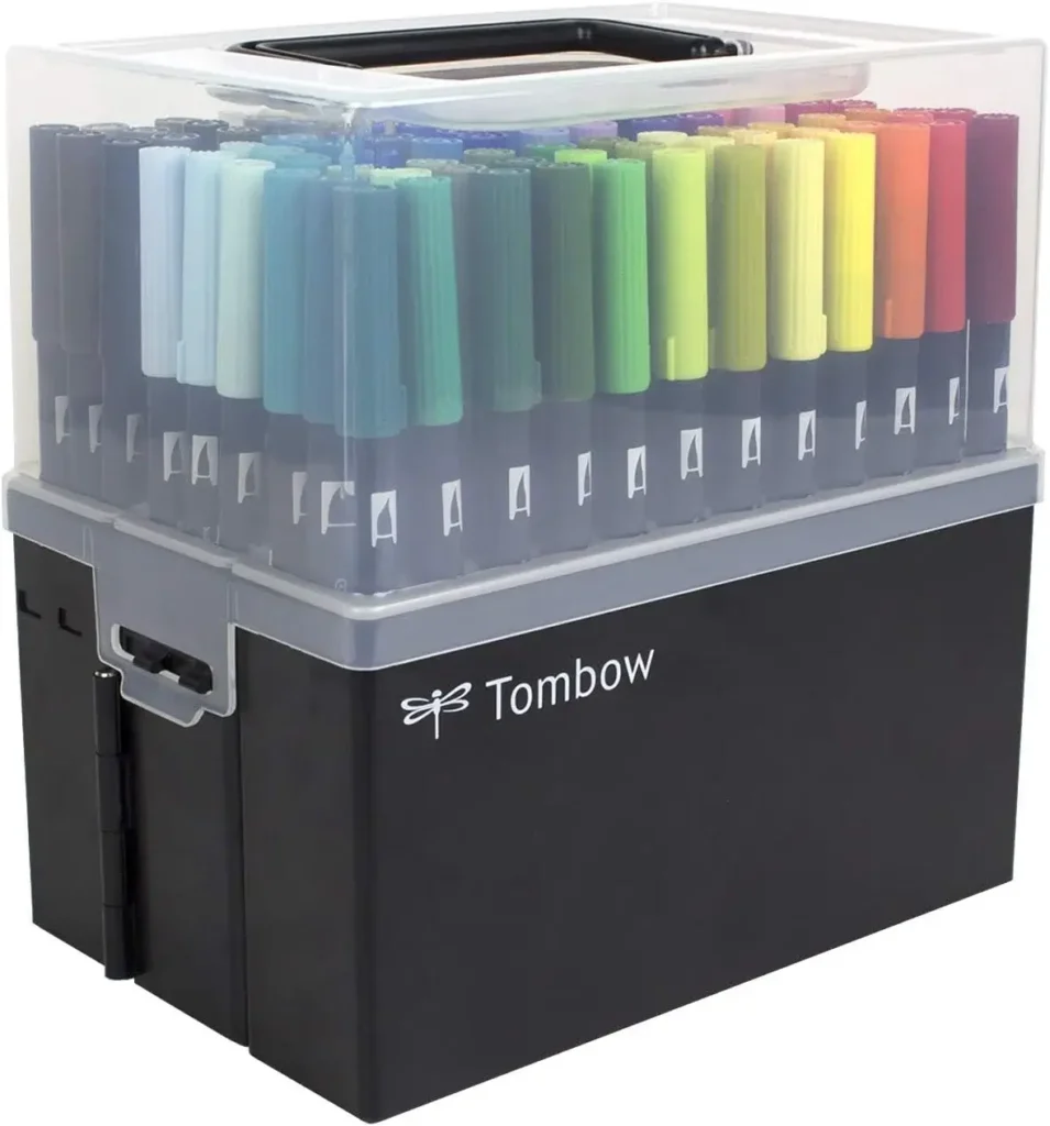Tombow Dual Brush Pens.