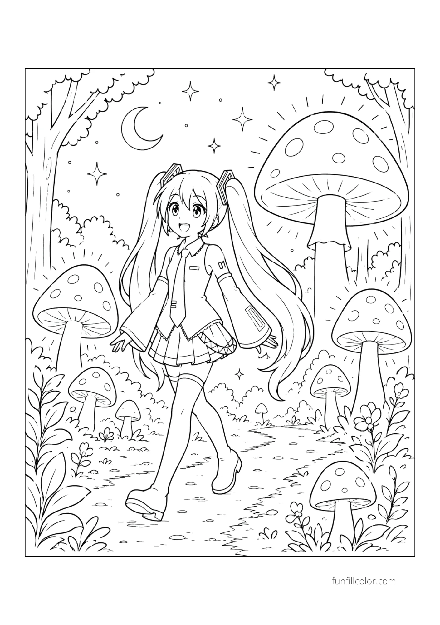 Miku Mushroom Forest