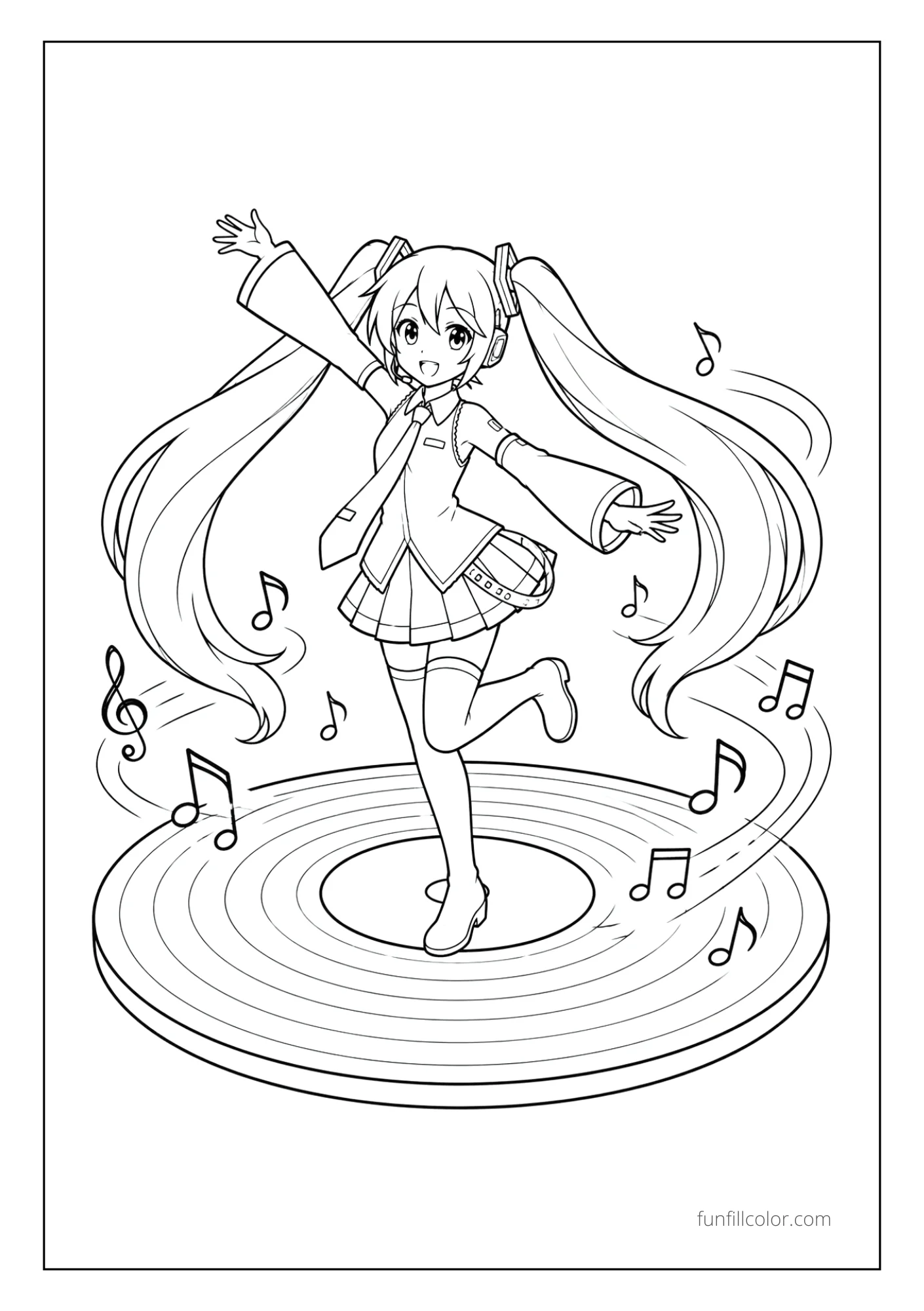 Miku Vinyl Spin