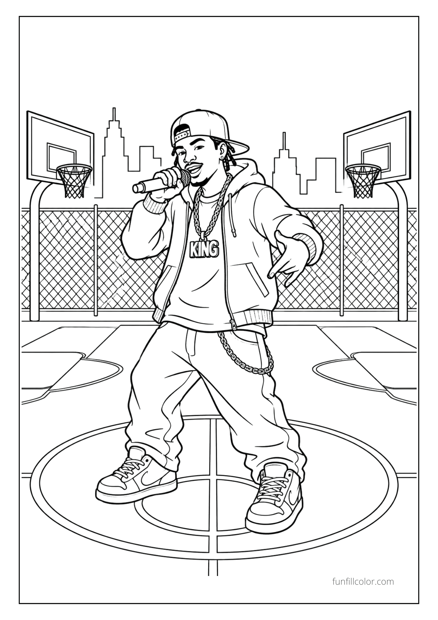 Rapper Basketball Court