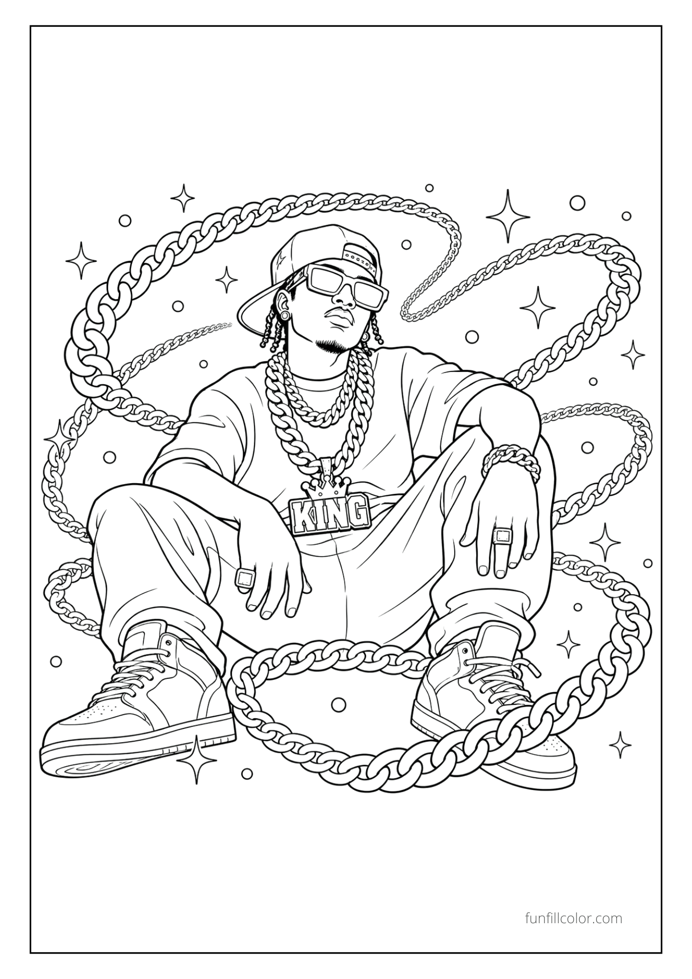 Floating Gold Chains